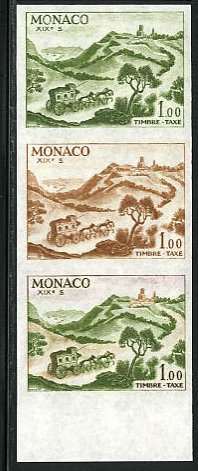 Monaco_1959_Yvert_Taxe_62-Scott_J64_three