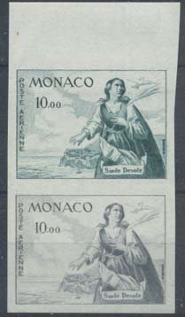 Monaco_1960_Yvert_PA78-Scott_C60_pair_b