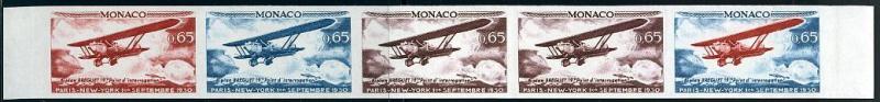 Monaco_1964_Yvert_649-Scott_577_five_c