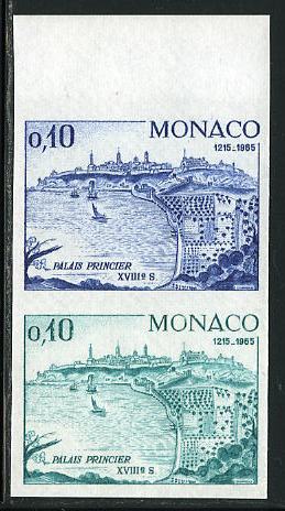 Monaco_1965_Yvert_677-Scott_618_pair_a