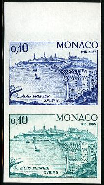 Monaco_1965_Yvert_677-Scott_618_pair_b