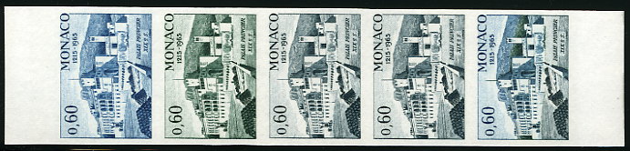 Monaco_1965_Yvert_681-Scott_622_five_b