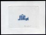 France_1942_unadopted_aide_aux_artistes_Arc_de_Triomphe_1er_etat_blue_b_AP
