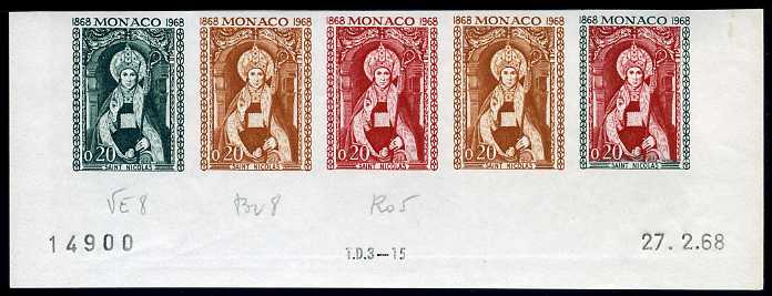 Monaco_1968_Yvert_745-Scott_685_five_d
