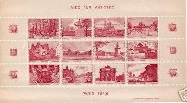France_1942_unadopted_aide_aux_artistes_red_b_US