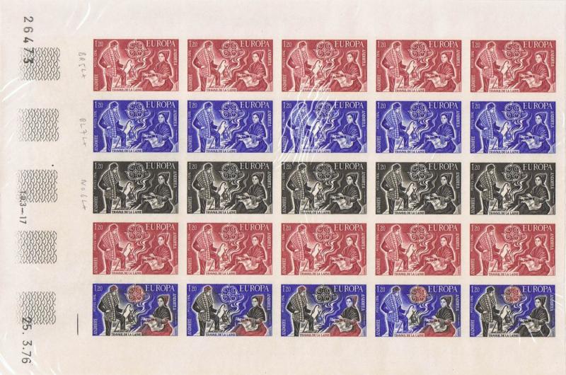 Andorra_1976_Yvert_254-Scott_247_full_sheet
