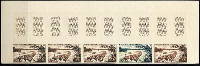 Fr_Equat_Africa_1954_Yvert_PA58-Scott_C39_five_a
