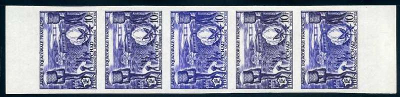 Fr_Equat_Africa_1956_Yvert_233-Scott_190_five_g