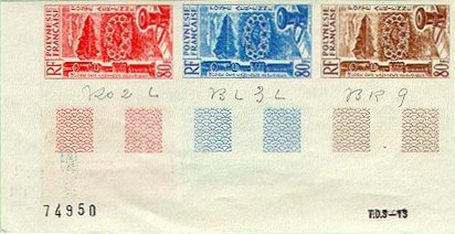 Polinesia_1965_Yvert_PA15-Scott_C38_three