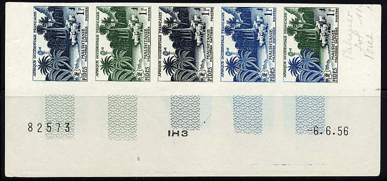 Fr_West_Africa_1955_Yvert_54-Scott_65_five_b