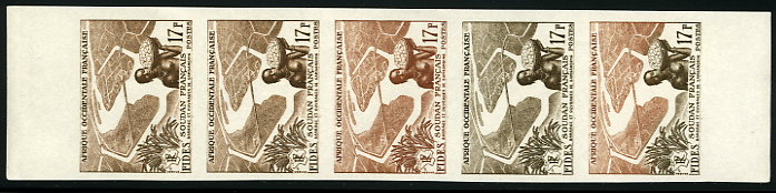 Fr_West_Africa_1955_Yvert_59-Scott_70_five_b