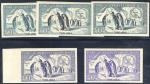 FSAT_1956_Yvert_PA2-Scott_C1_different_colors_a