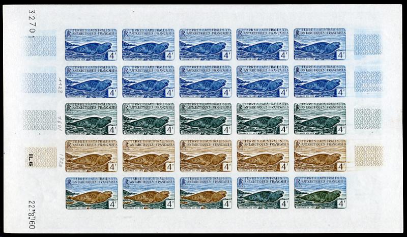 FSAT_1960_Yvert_13B-Scott_17_full_sheet_a