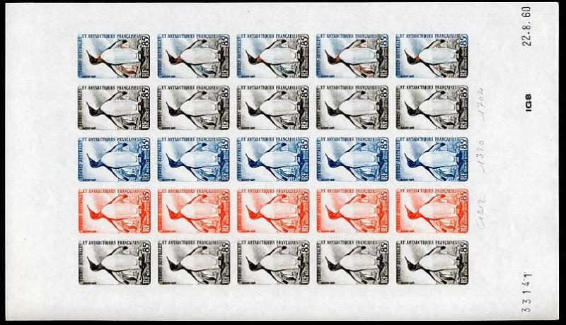 FSAT_1960_Yvert_17-Scott_19_full_sheet_b