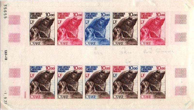 FSAT_1977_Yvert_PA48-Scott_C51_full_sheet_ab