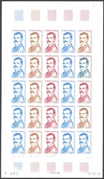 FSAT_1978_Yvert_76-Scott_80_full_sheet