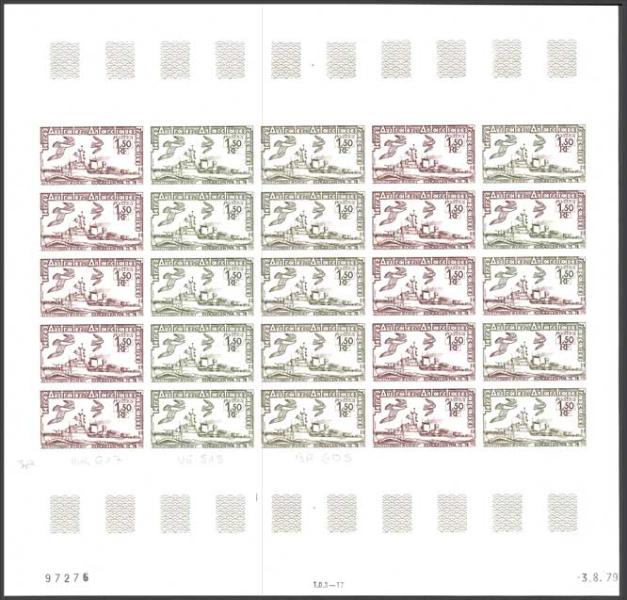FSAT_1979_Yvert_80-Scott_85_full_sheet