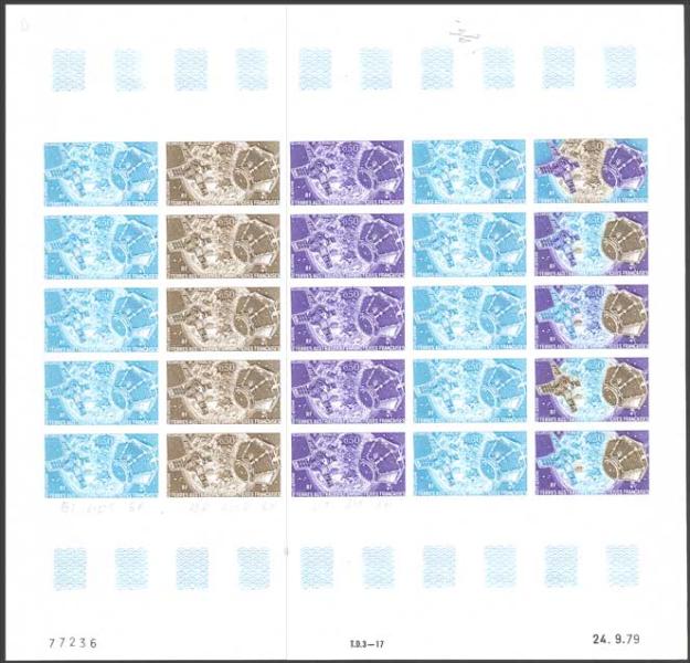 FSAT_1979_Yvert_PA56-Scott_C56_full_sheet