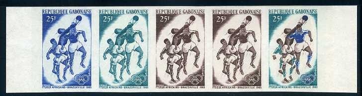 Gabon_1965_Yvert_182-Scott_183_five_b