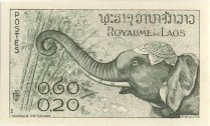 Laos_1958_Yvert_45-Scott_42_grey