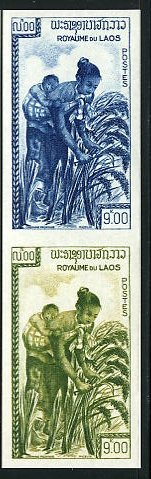 Laos_1963_Yvert_89-Scott_84_pair_b