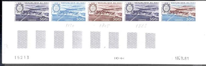 Mali_1961_Yvert_PA14-Scott_C14_five_a