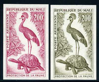 Mali_1963_Yvert_PA20-Scott_C20_different_colors