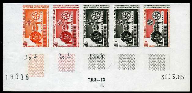 Mali_1965_Yvert_77-Scott_75_five_b