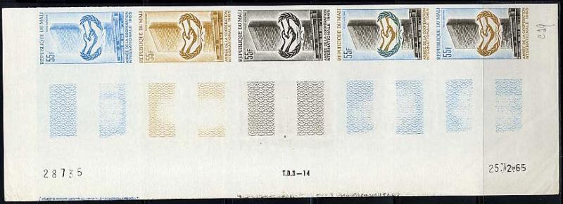 Mali_1965_Yvert_PA29-Scott_C29_five_a