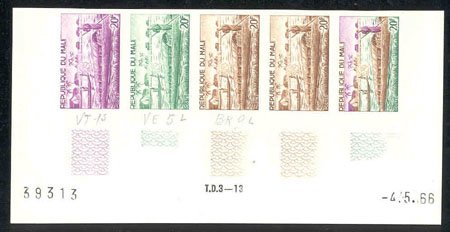 Mali_1966_Yvert_92-Scott_90_five_b