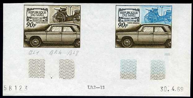 Mali_1969_Yvert_PA72-Scott_C72_pair