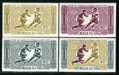 Mali_1970_Yvert_PA101-Scott_C101_different_colors