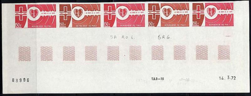 Mali_1972_Yvert_PA146-Scott_C146_five_a