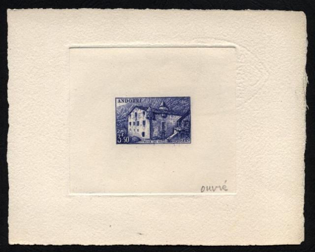 Fr_Andorra_1944_Yvert_106a-Scott_unadopted_3f50_Maison_des_Vallees_blue_a_AP