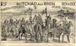 Fr_Equat_Africa_1946_Yvert_PA44a-Scott_C26_unissued_50f_+_50f_Tchad_au_Rhin_MAQ