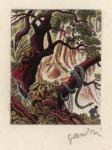 Fr_Equat_Africa_1952_Yvert_PA53a-Scott_C37_unadopted_Garden_of_Eden_by_Gandon_multicolor_b_AP_detail
