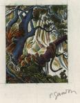 Fr_Equat_Africa_1952_Yvert_PA53a-Scott_C37_unadopted_Garden_of_Eden_by_Gandon_multicolor_e_AP_detail