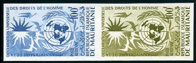 Mauritania_1963_Yvert_PA33-Scott_C27_pair_a
