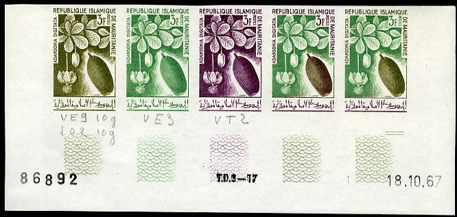 Mauritania_1967_Yvert_243-Scott_241_five_a
