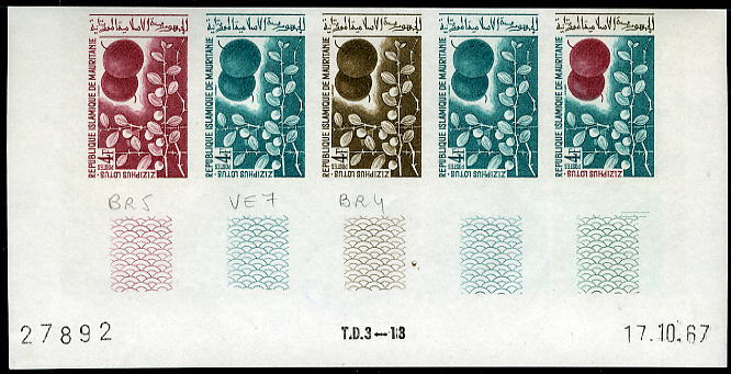 Mauritania_1967_Yvert_244-Scott_242_five_a