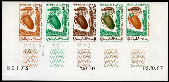 Mauritania_1967_Yvert_245-Scott_243_five_a