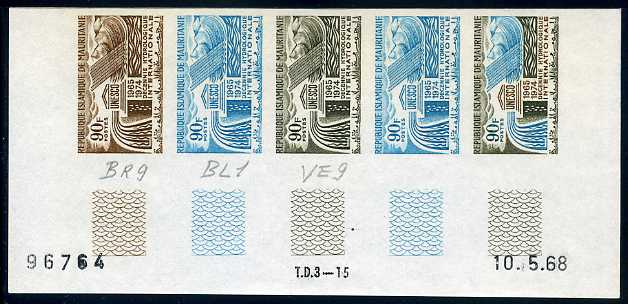 Mauritania_1968_Yvert_252-Scott_250_five_e