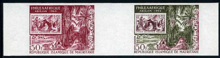 Mauritania_1969_Yvert_PA84-Scott_C80_pair