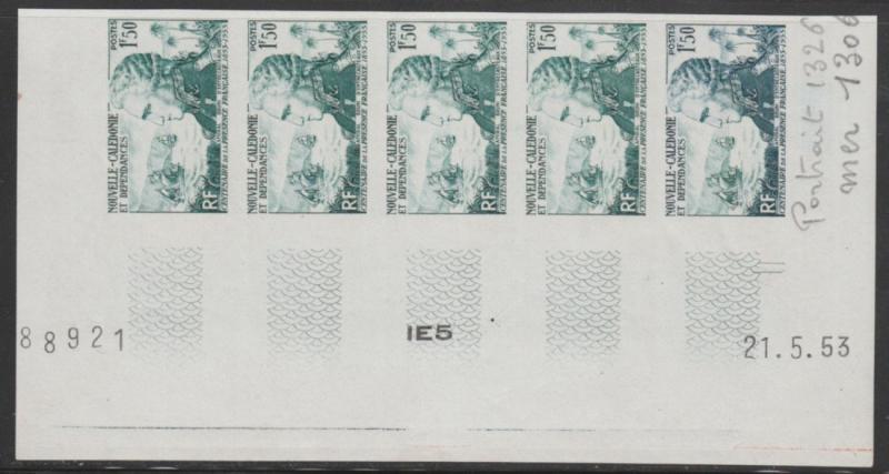 N_Caledonia_1953_Yvert_280-Scott_296_five