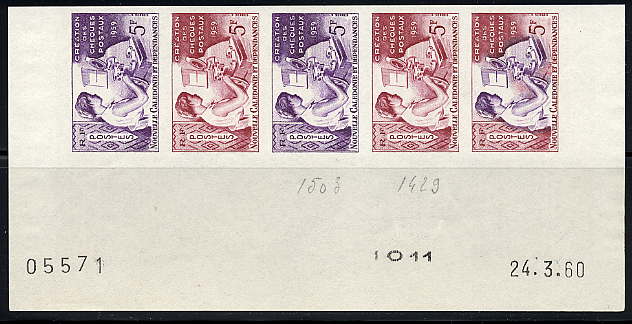 N_Caledonia_1960_Yvert_296-Scott_312_five_a