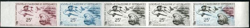 N_Caledonia_1962_Yvert_PA69-Scott_C31_five_c