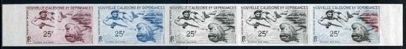 N_Caledonia_1962_Yvert_PA69-Scott_C31_five_e