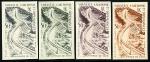 N_Caledonia_1962_Yvert_PA70-Scott_C28_different_colors