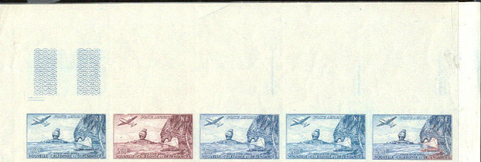 N_Caledonia_1962_Yvert_PA72-Scott_C27_five