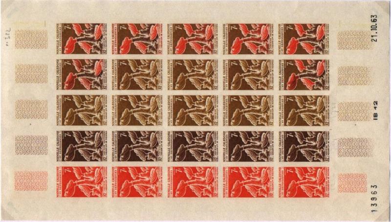 N_Caledonia_1963_Yvert_322-Scott_338_full_sheet_c